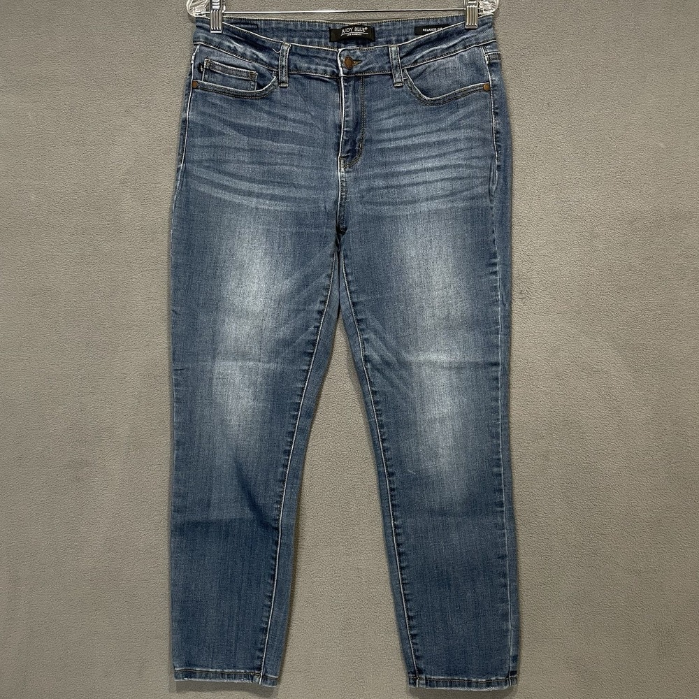 Judy Blue Relaxed Fit Jeans Women Size 31 Skinny Mid Rise Style #JB82102 DK